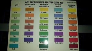 Master Test Kit Chart